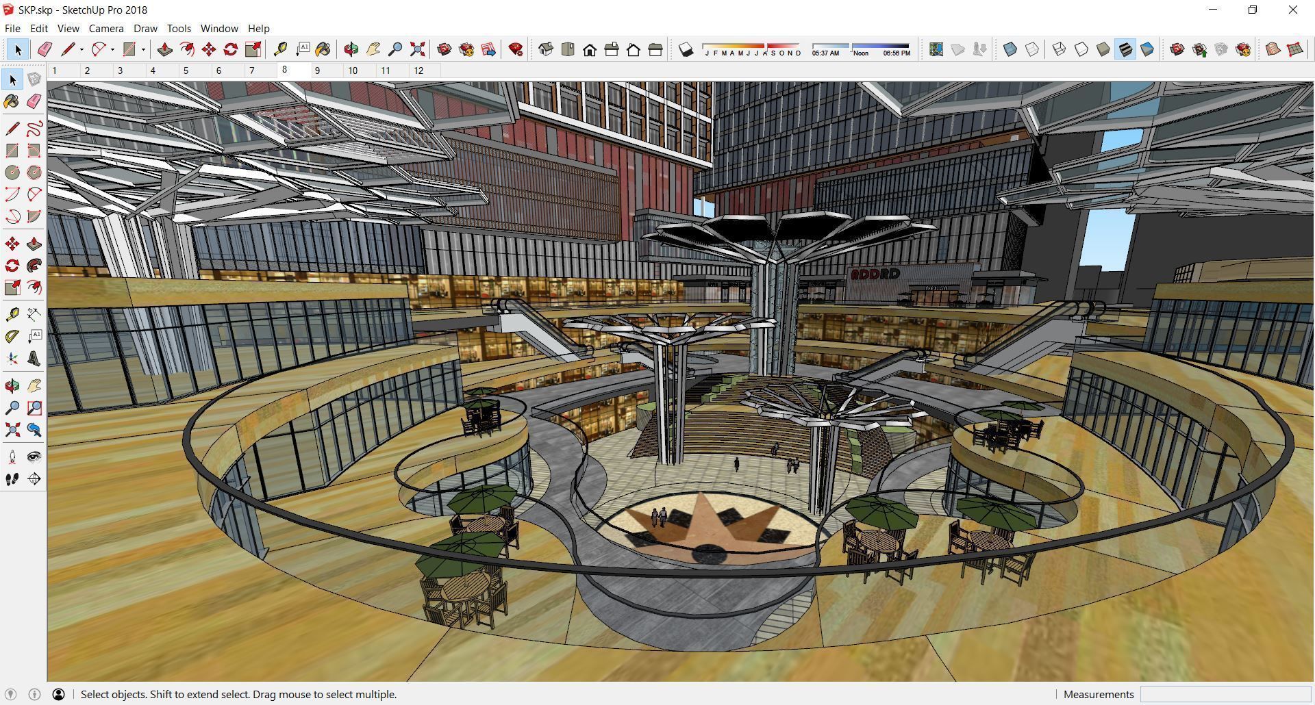 Sketchup Complex C8 3D model_2