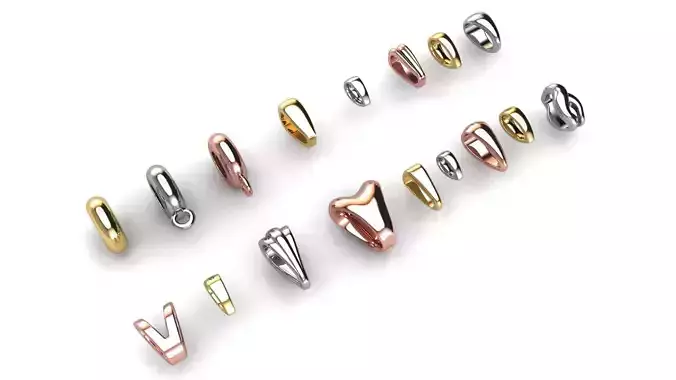 Jewelry Pendant Bails Collection