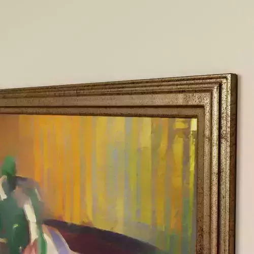 Framed Painting Hopper Style 3