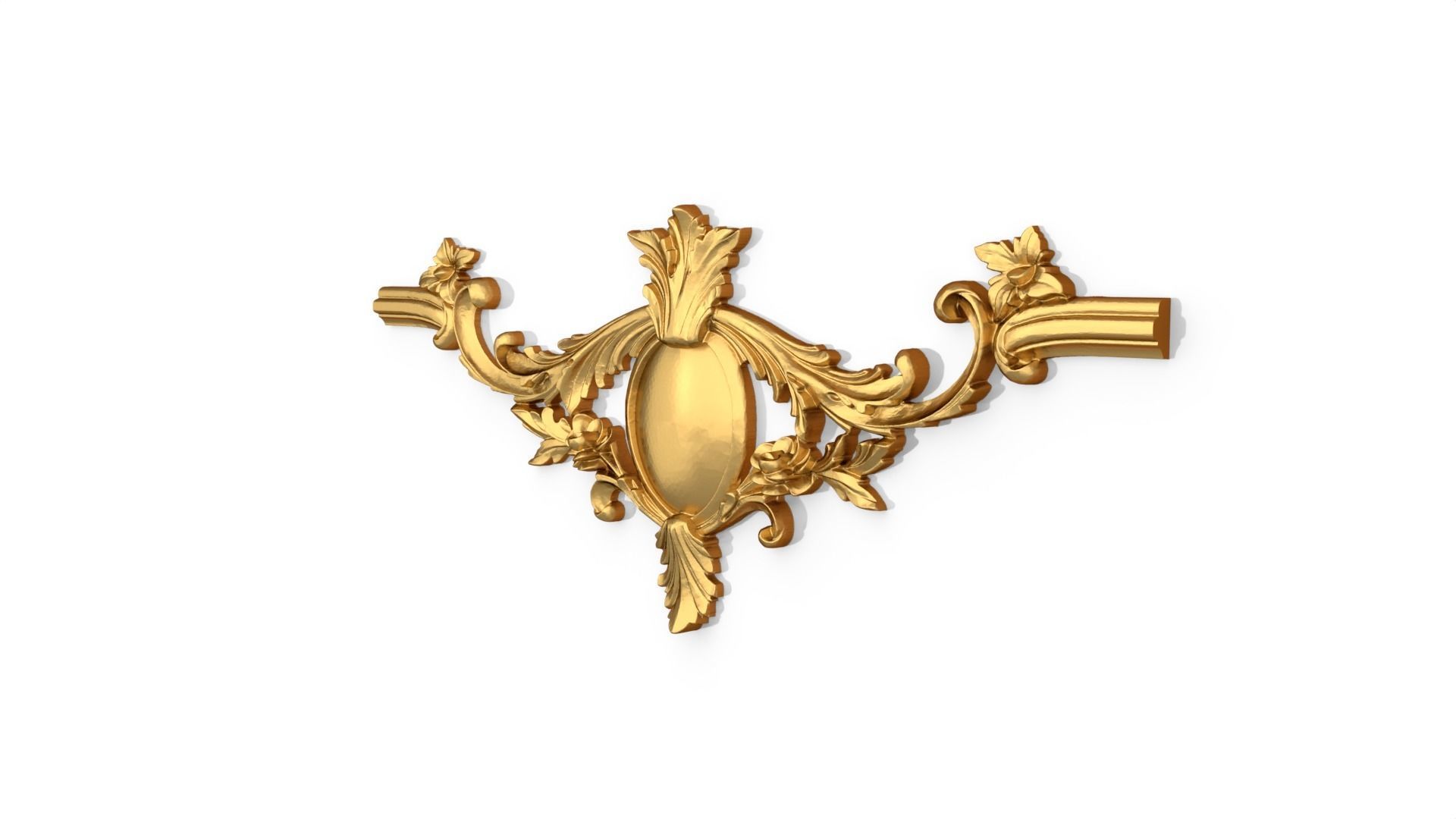 Classic decor ornament 144 3D model_2