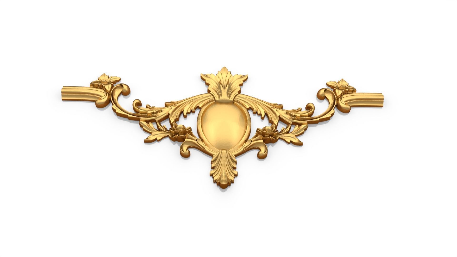 Classic decor ornament 144 3D model_3