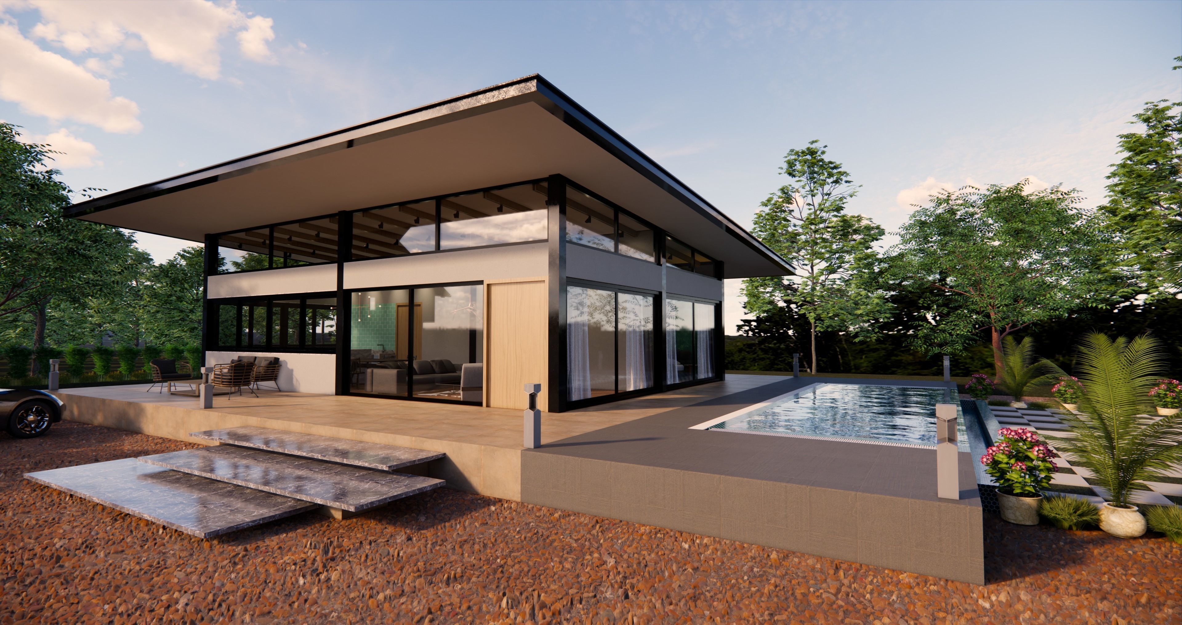 Farm House 3D model_1