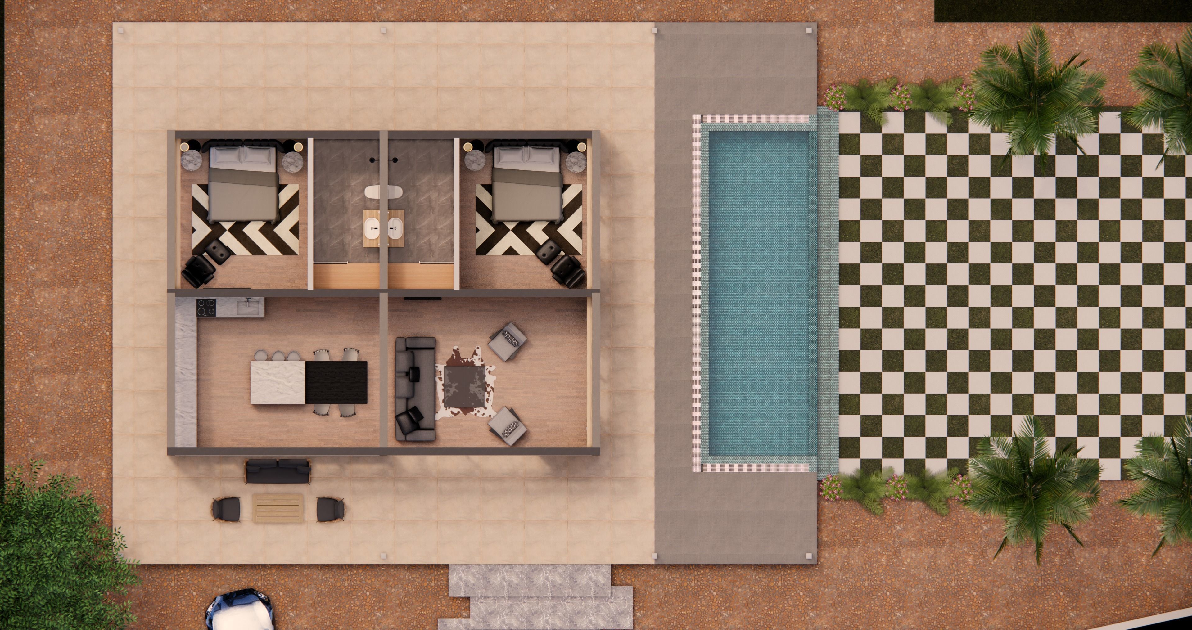 Farm House 3D model_4