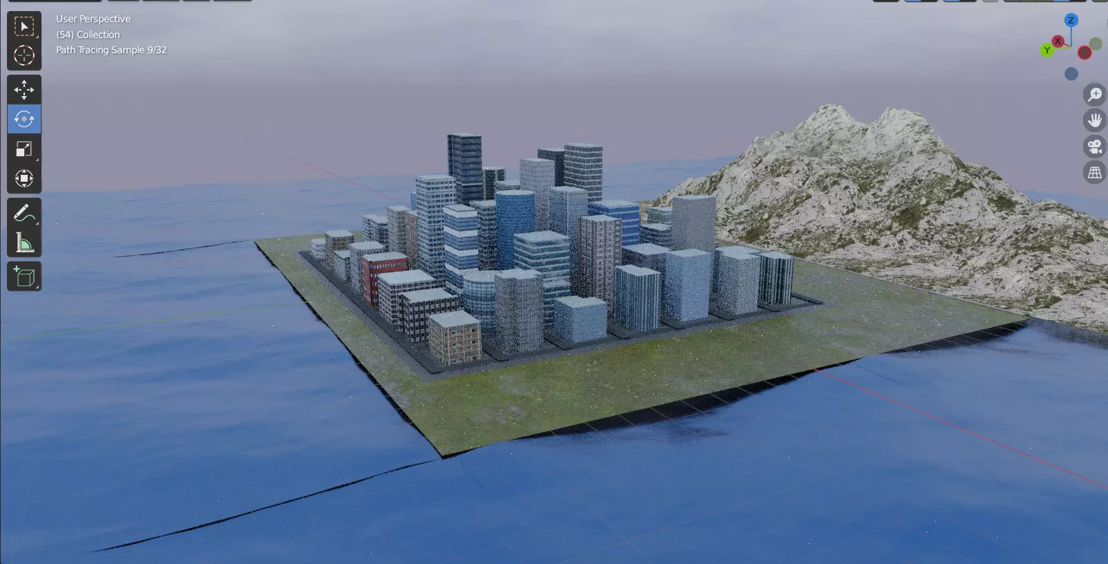 Building city modeler for mac os x Low-poly 3D model_0