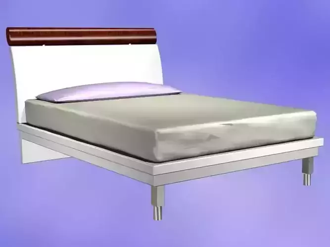 Bed Model with headboard and footboard