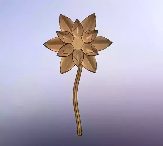 Flower Simple Free 3D print model