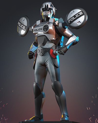 Cybercops Saturno 3D model