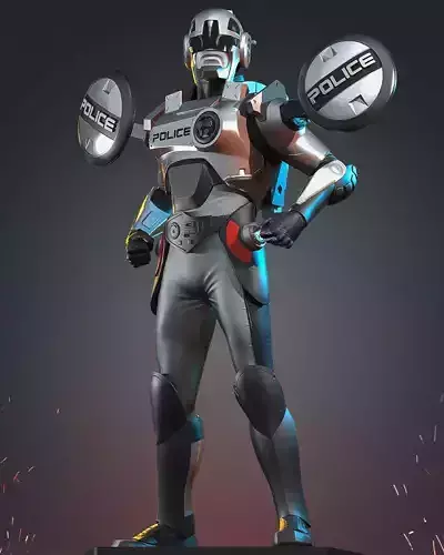 Cybercops Saturno 3D model