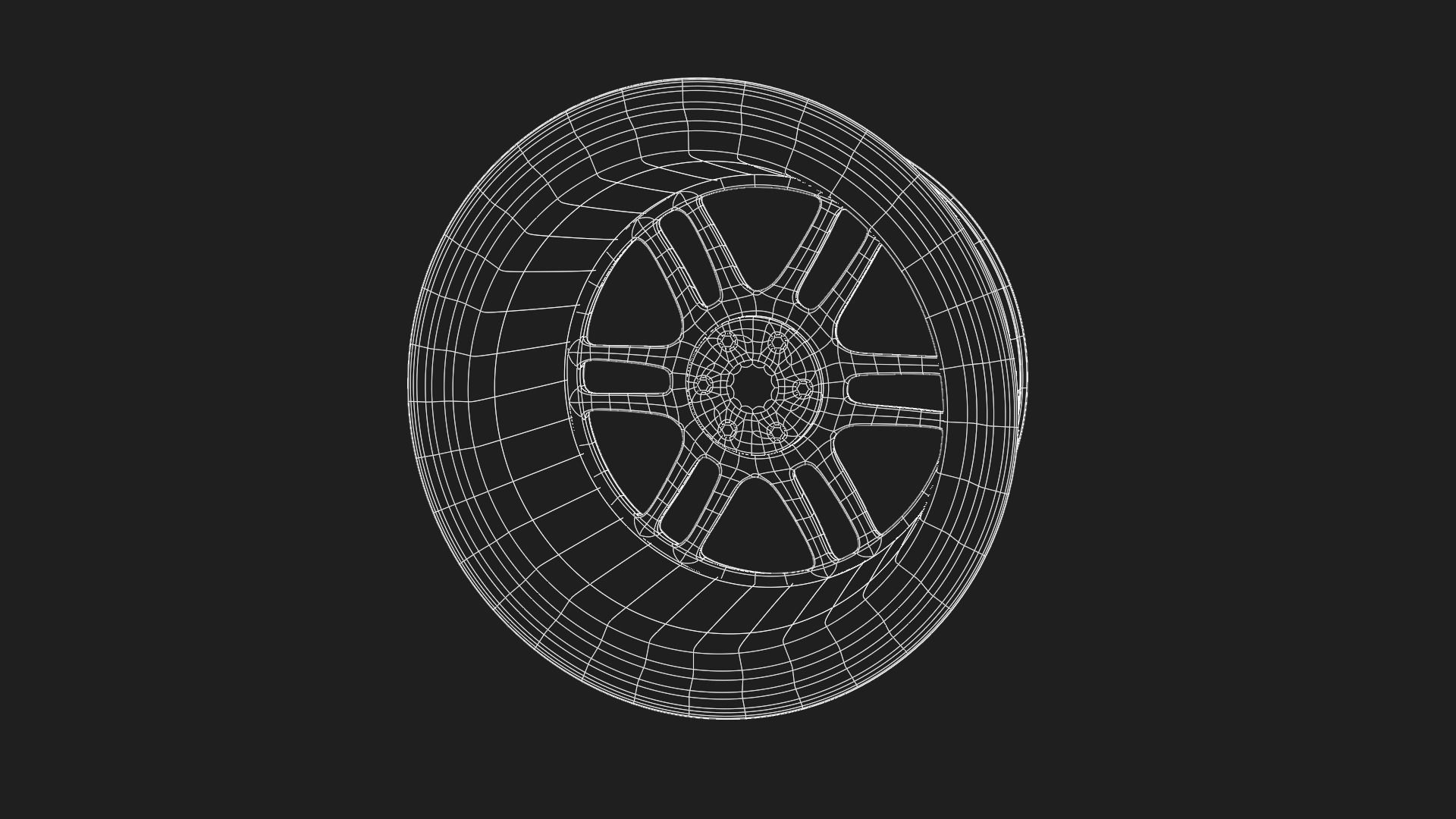 Enkei RPF1 Rims 3D model_5