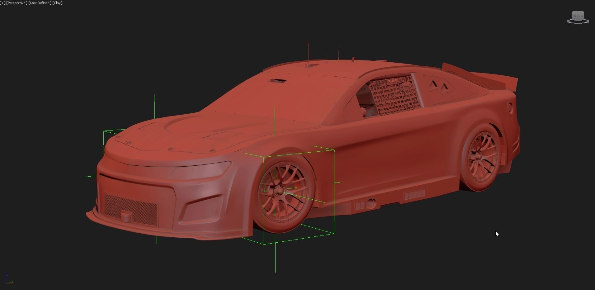Chevrolet Camaro Nascar NextGen 2022 Template Update 3D model_15