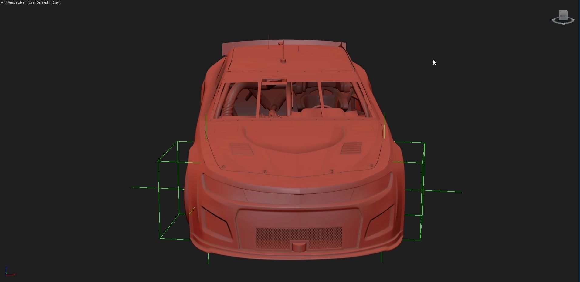 Chevrolet Camaro Nascar NextGen 2022 Template Update 3D model_16