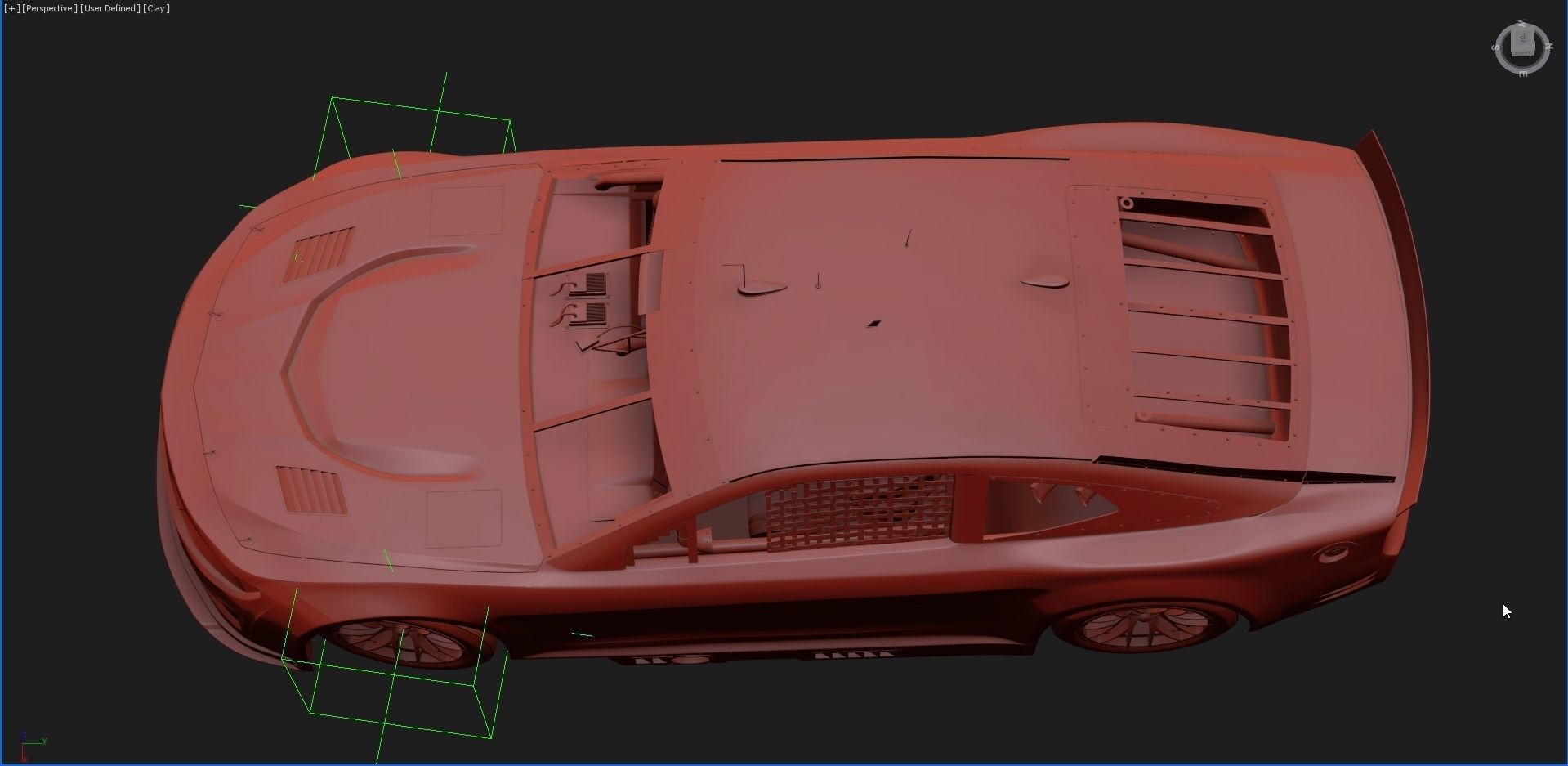 Chevrolet Camaro Nascar NextGen 2022 Template Update 3D model_18