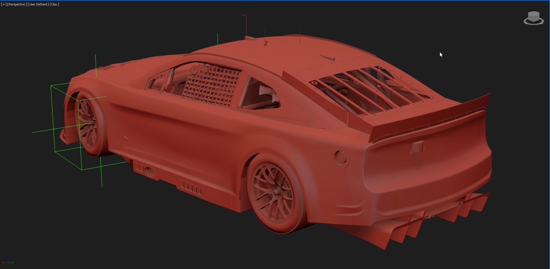 Chevrolet Camaro Nascar NextGen 2022 Template Update 3D model_19