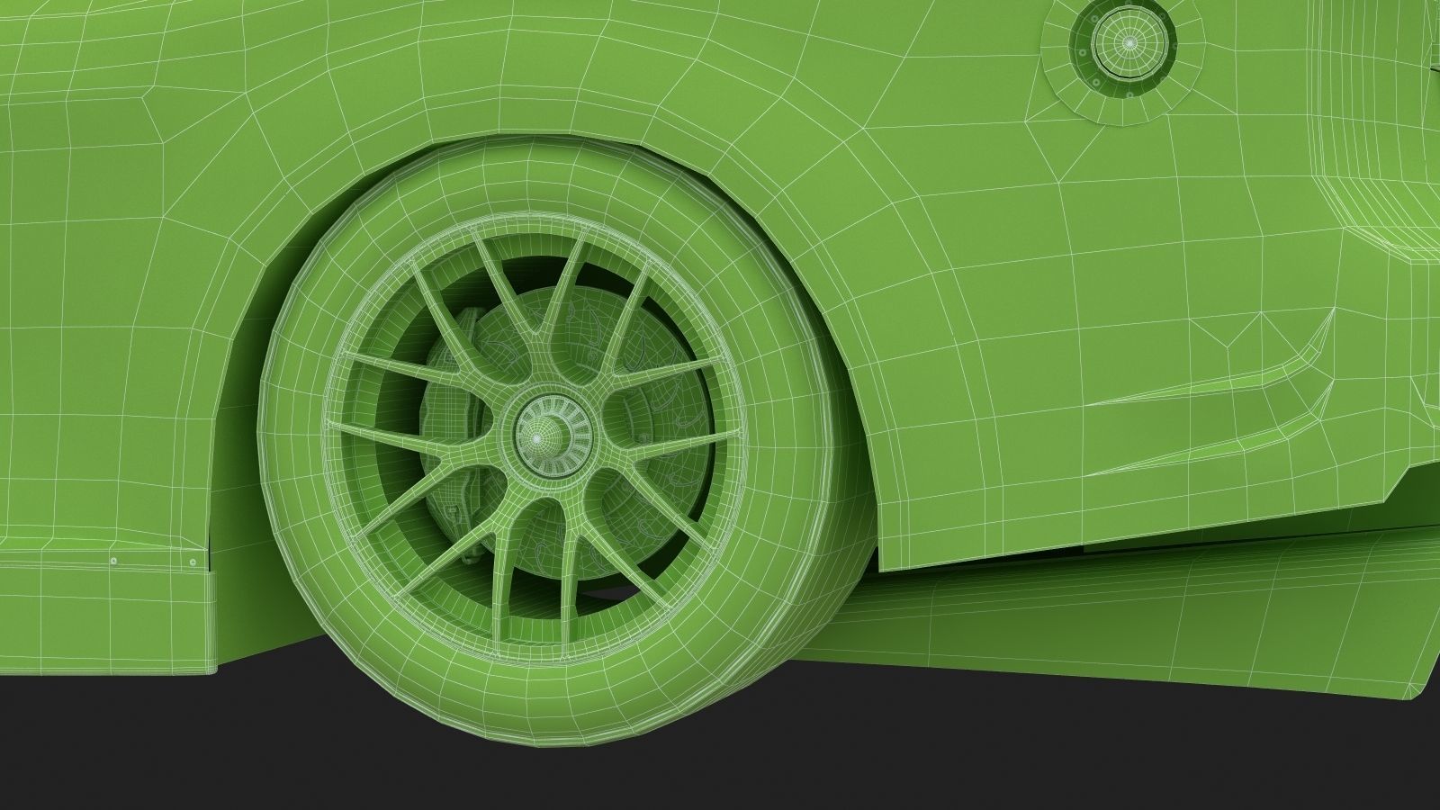 Chevrolet Camaro Nascar NextGen 2022 Template Update 3D model_26