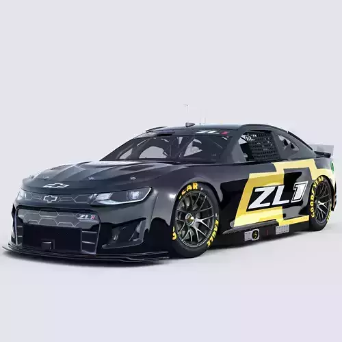 Chevrolet Camaro Nascar NextGen 2022 Template Update 3D model