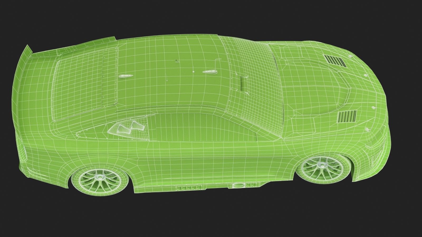 Chevrolet Camaro Nascar NextGen 2022 Template Update 3D model_24
