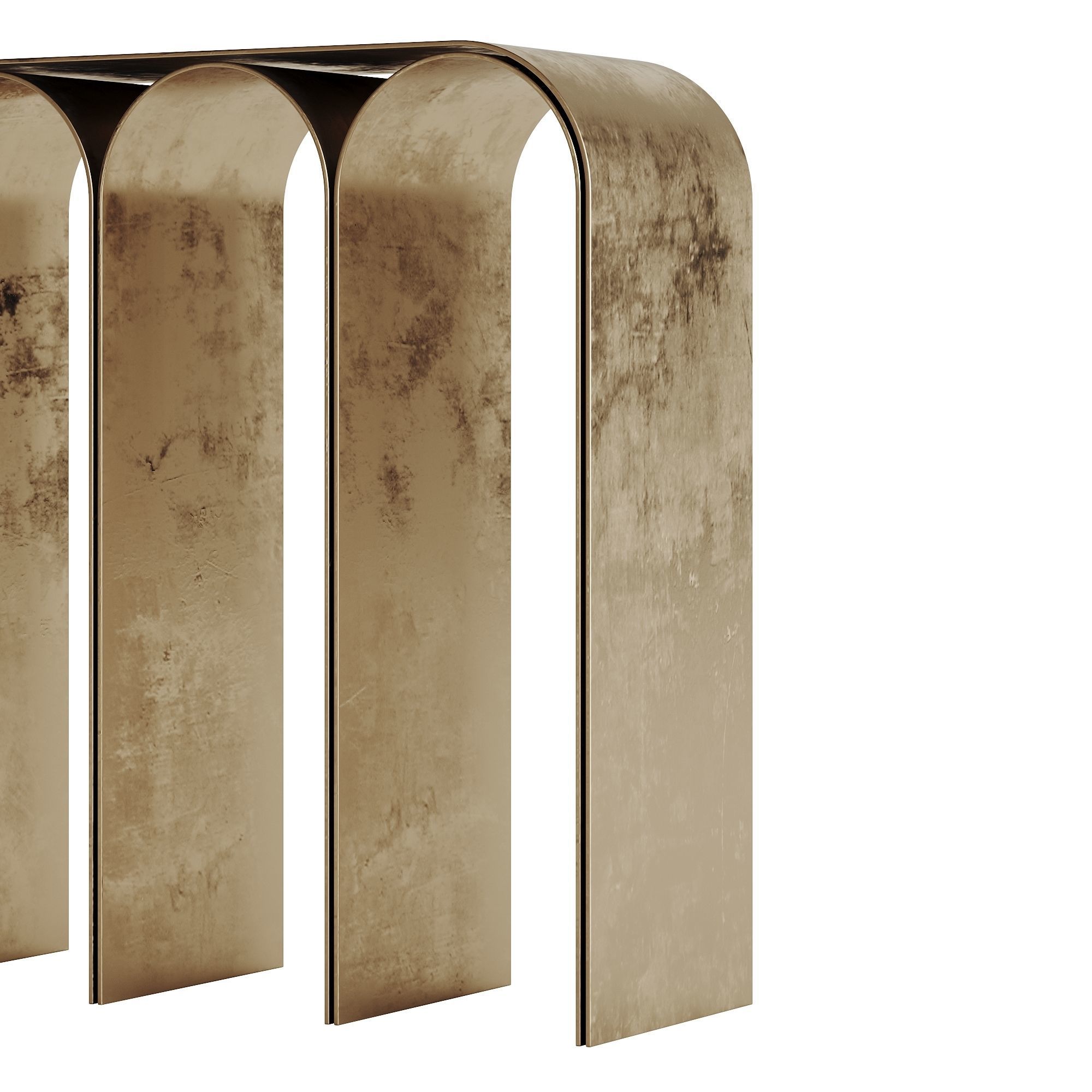 Golden Arch Console By Pietro Franceschini 3D model_5