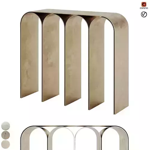 Golden Arch Console By Pietro Franceschini 3D model