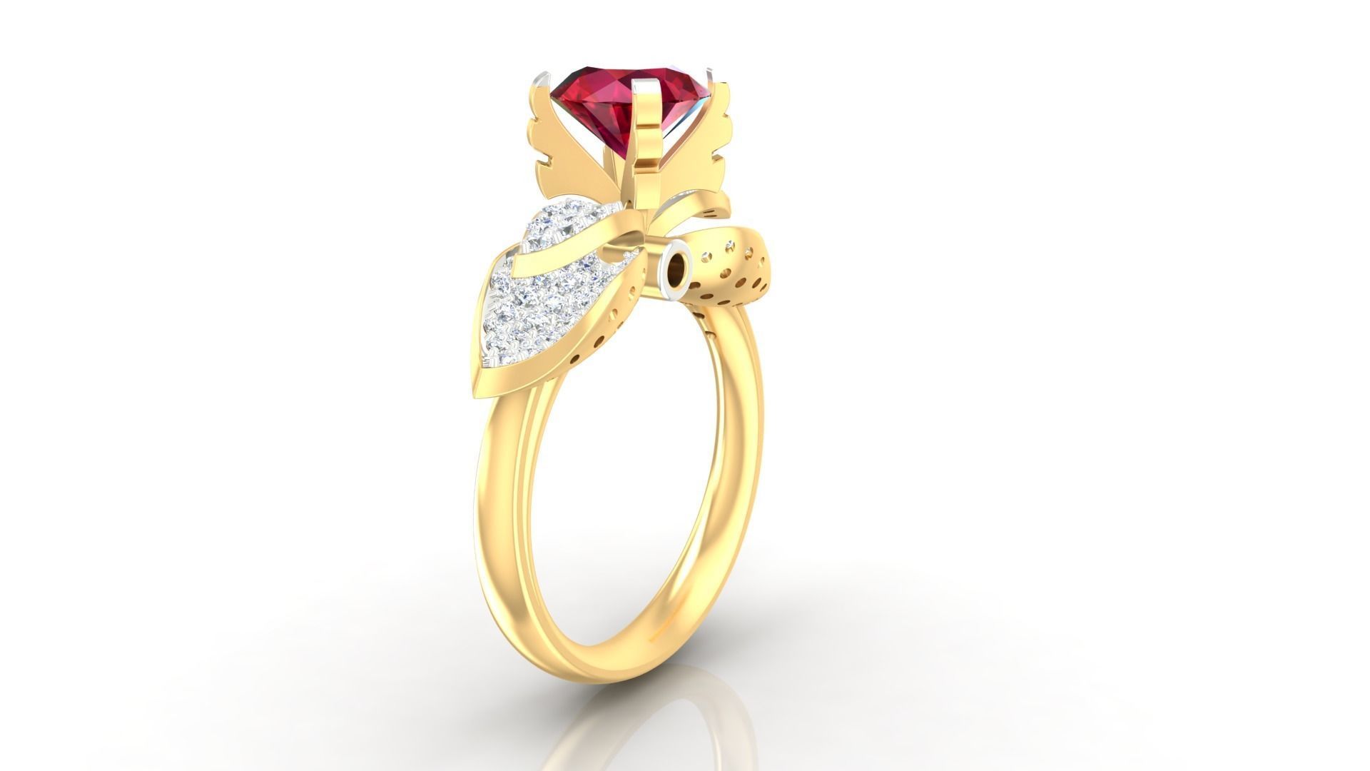  Cocktail Ring  3D print model_2