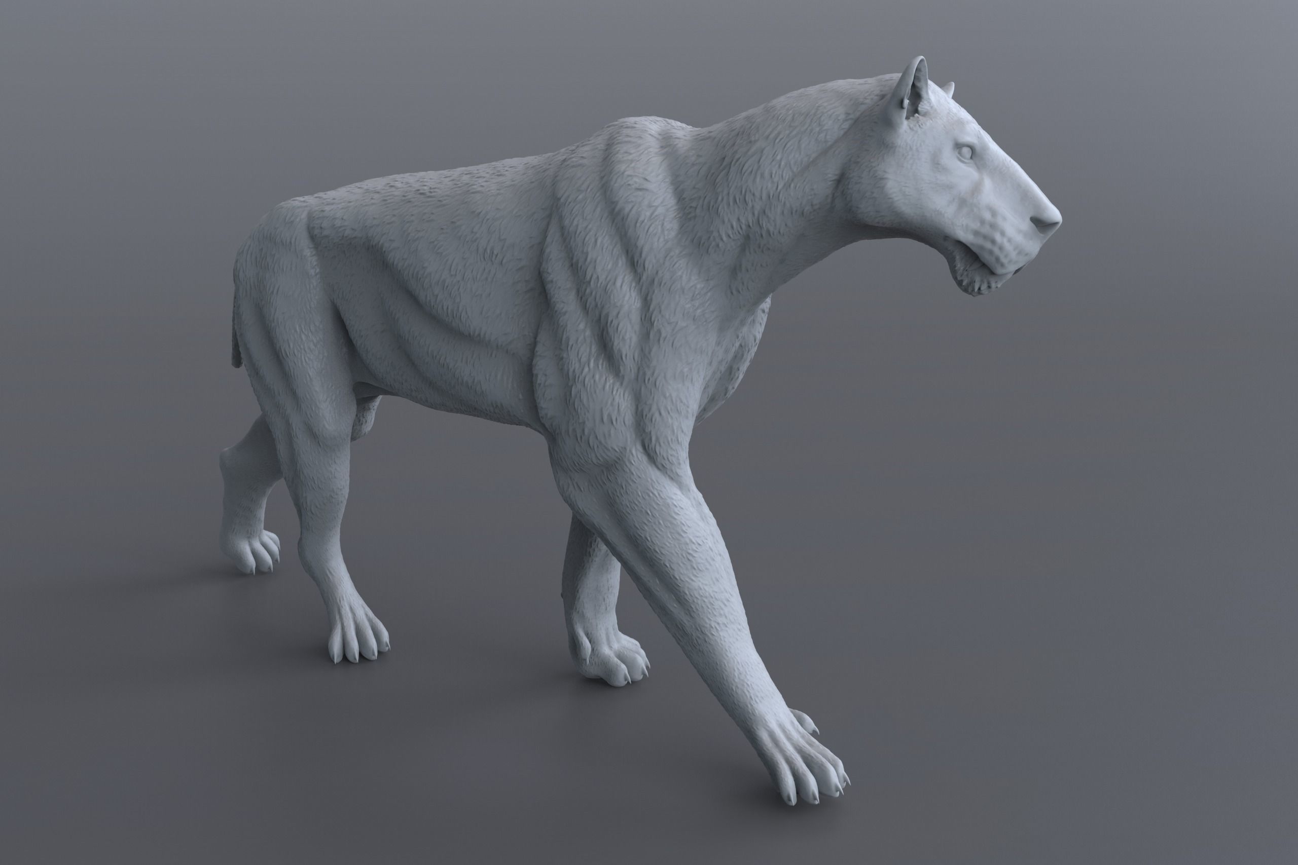 Homotherium   3D print model_9