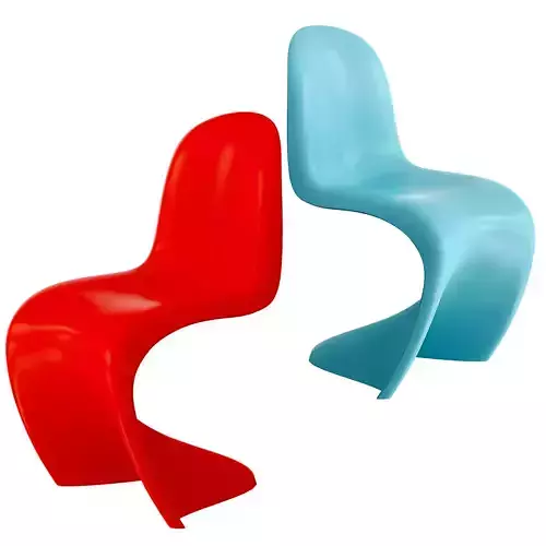 Panton Chair by Verner Panton 1967 Low-poly 3D model