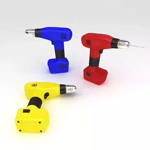 Drill machine 3d model 3D model