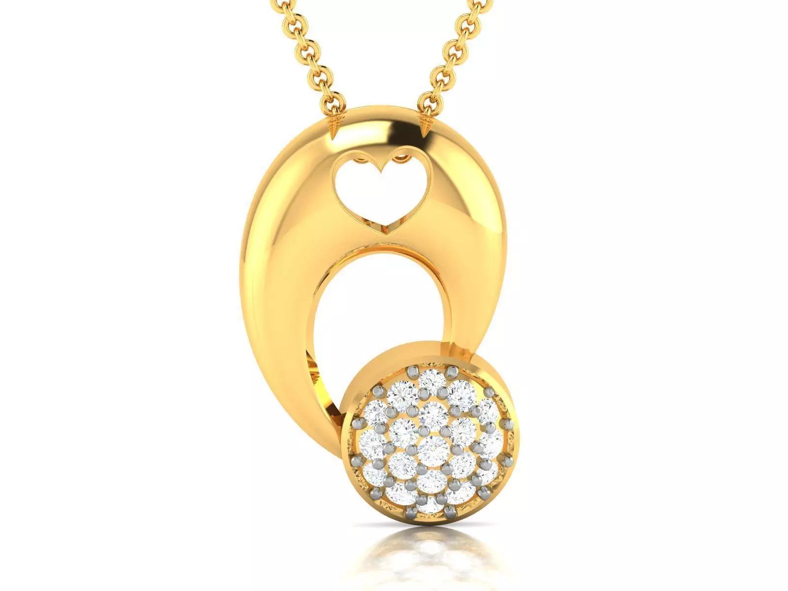 Women Pendant 3dm stl render detail 3D print model