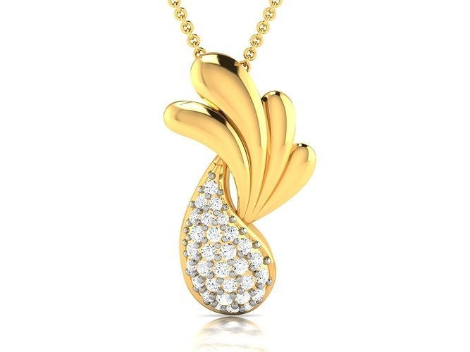 Women pendant 3dm render detail  3D print model