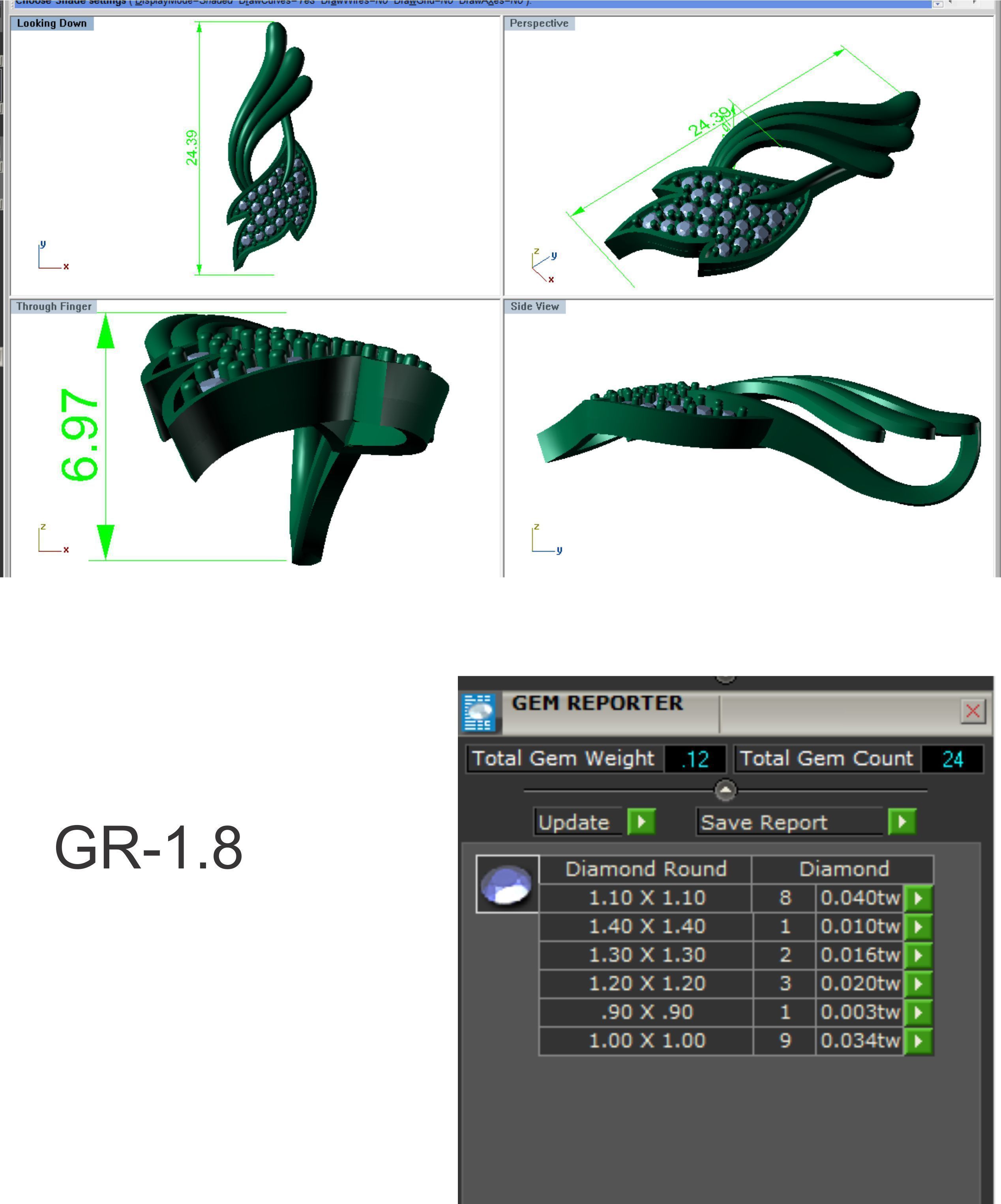 Women necklace 3dm stl render detail 3D print model_6