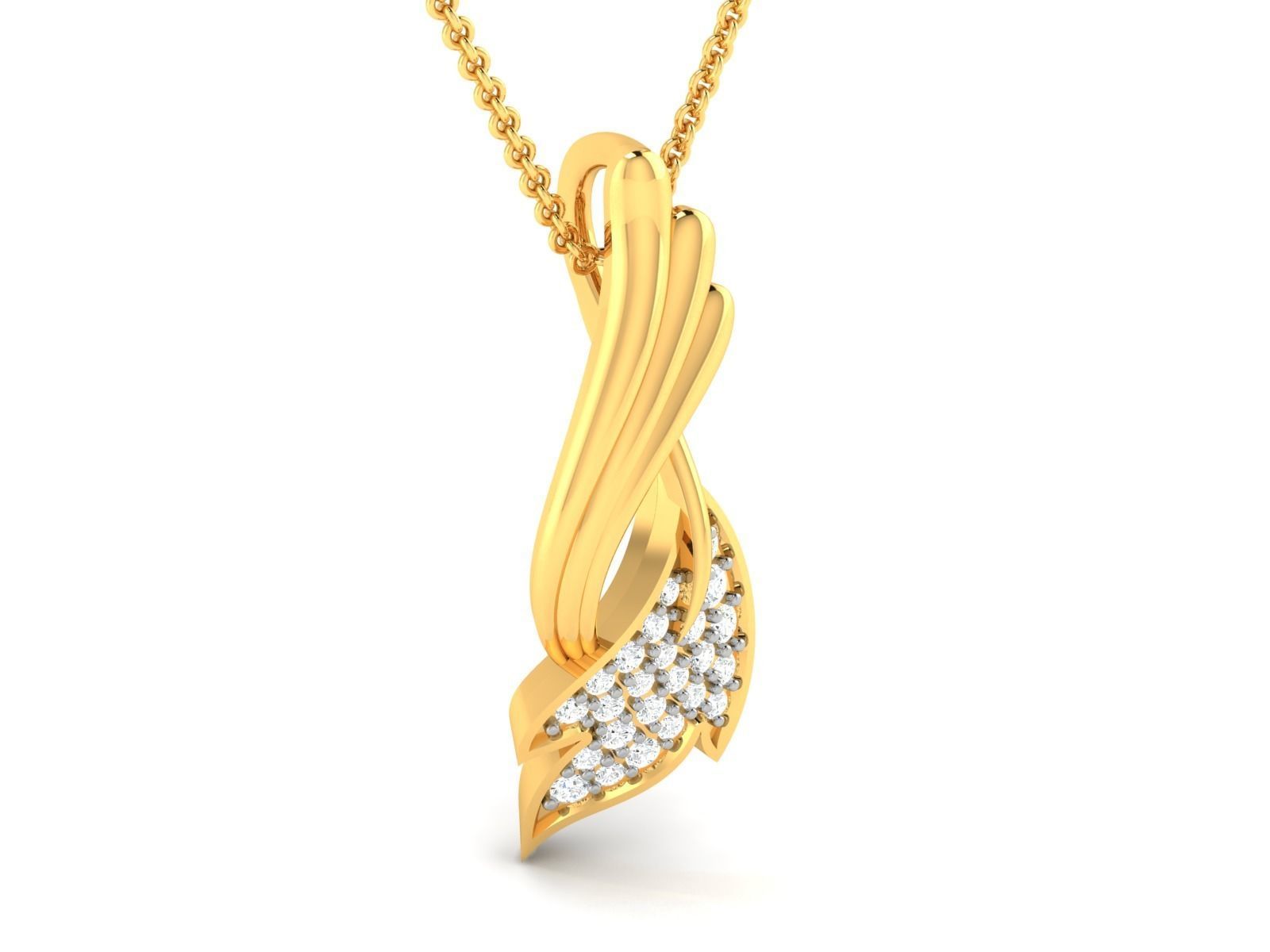 Women necklace 3dm stl render detail 3D print model_2