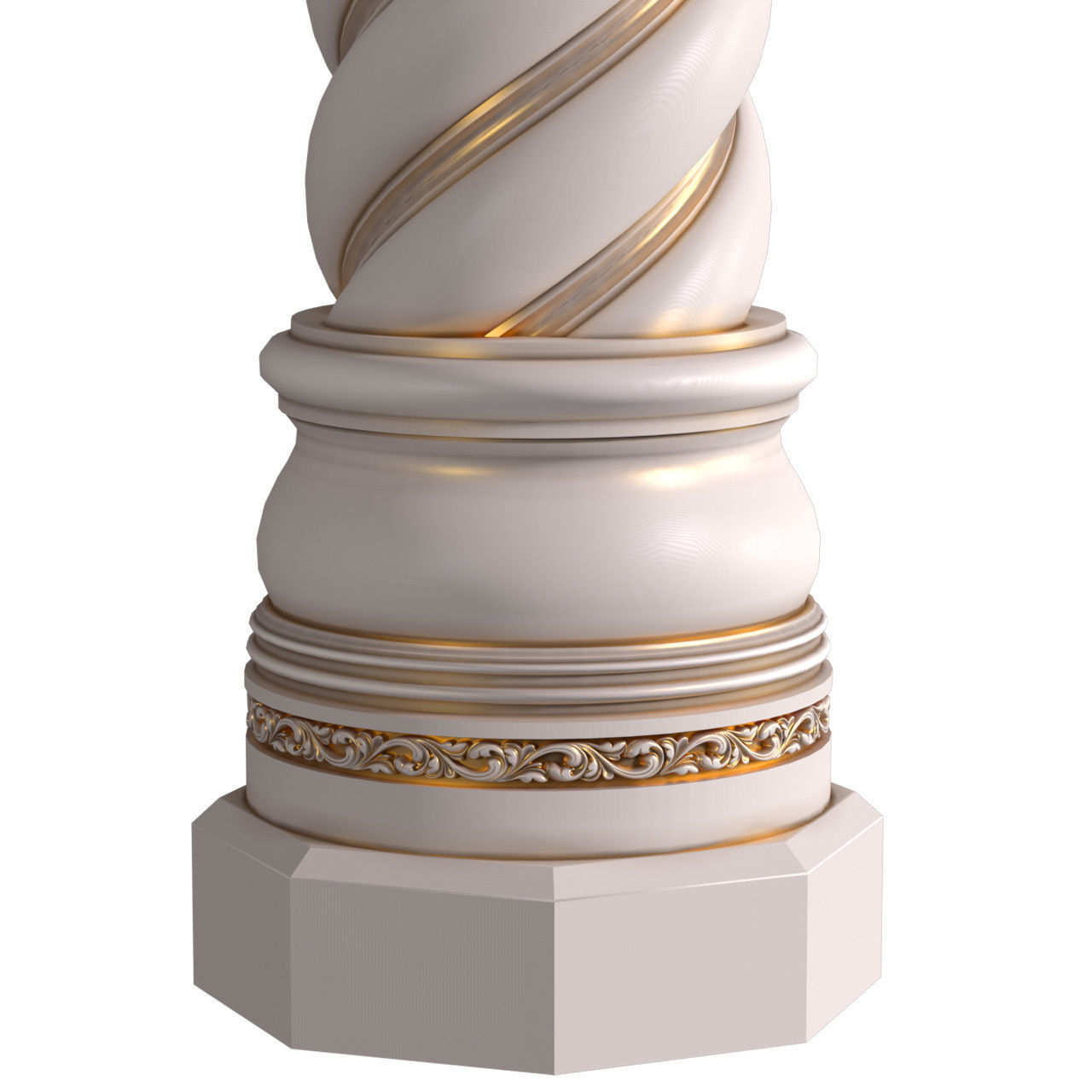 Arch in oriental styl Moroccan Arabic entryway opening 3D model_5