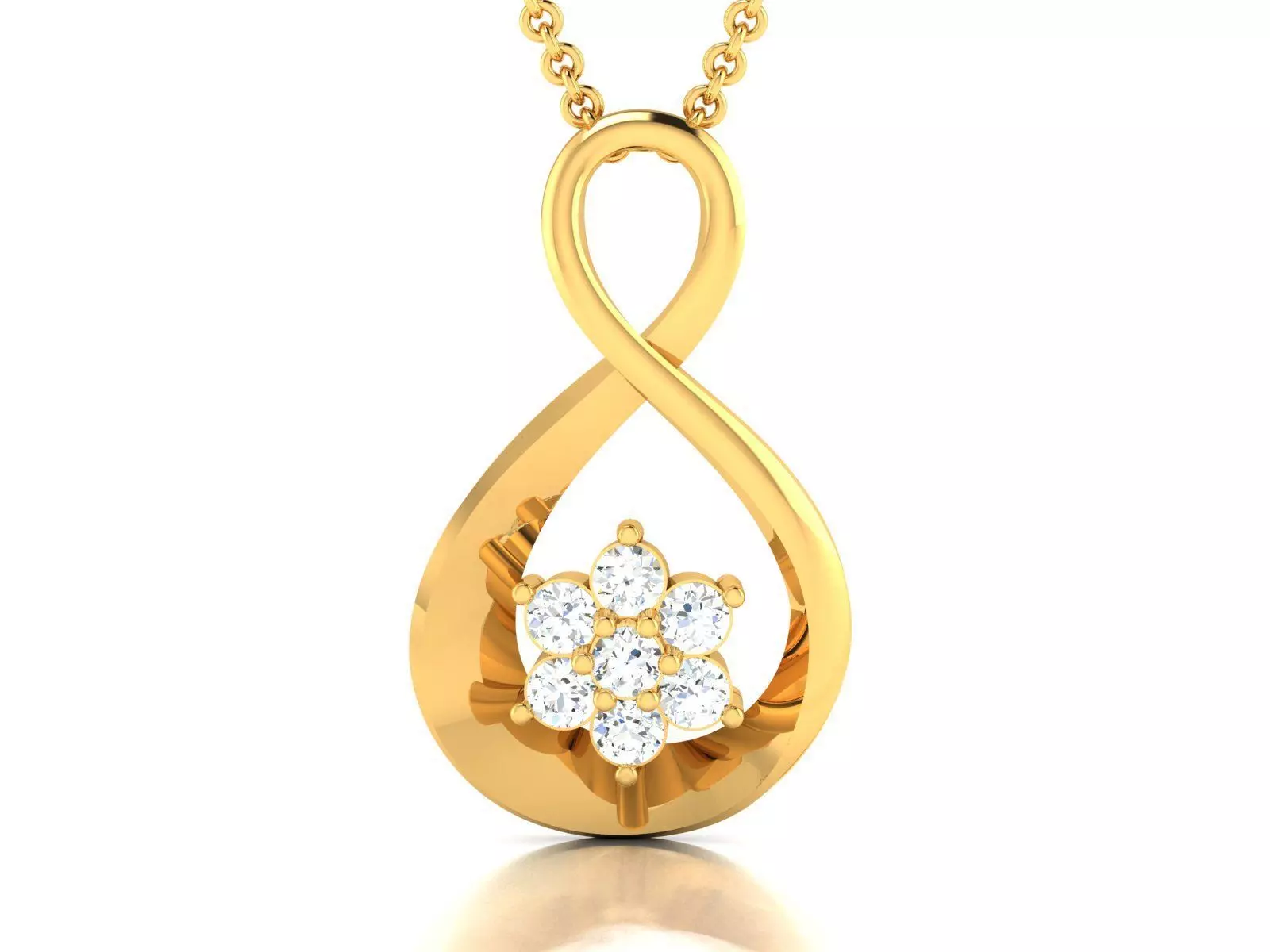 Women Pendant  3D print model_0