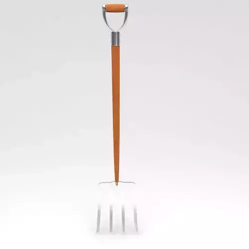 Garden fork 3d model  