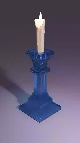 GLASS CANDLE STANDS  3D model