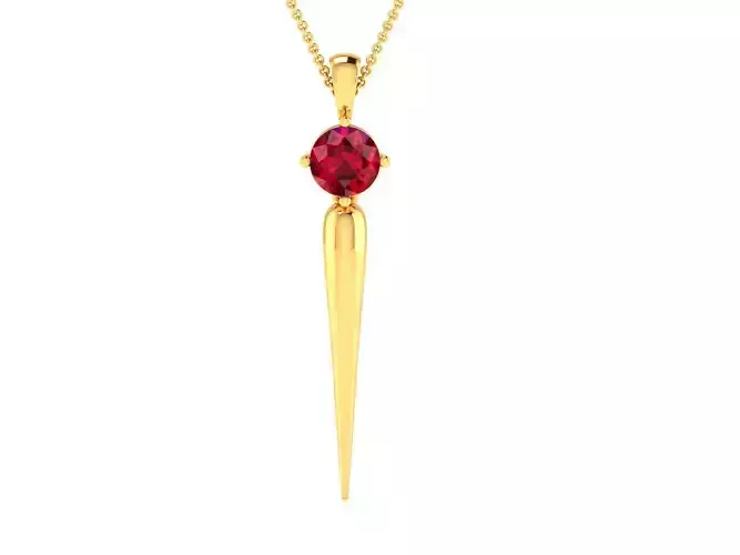 diamond pendant for women  3D print model