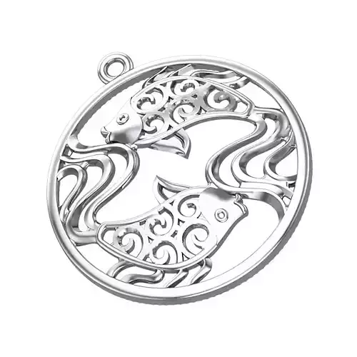 Pendant zodiac sign Fish
