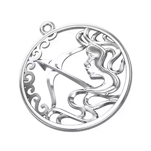 Pendant zodiac sign Sagittarius