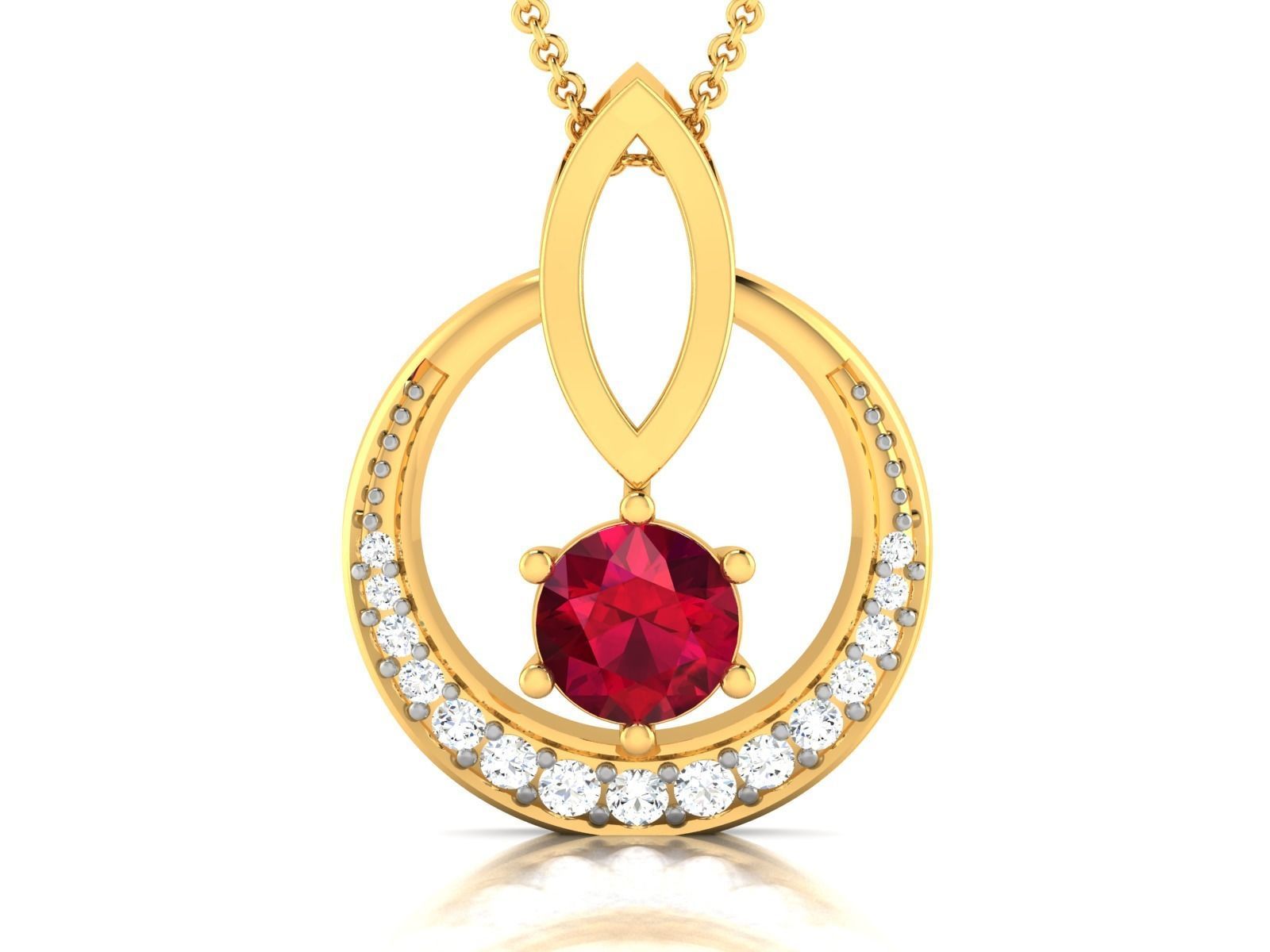 pendant for women 3D print model_4