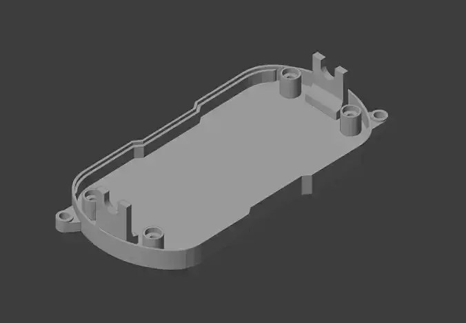 Black Decker Battery Maintenance Charger back cover model 3D print model