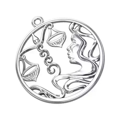 Pendant zodiac sign Libra