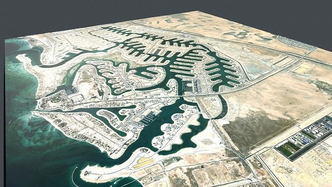 Cityscape Al Khiran Kuwait 3D model 7