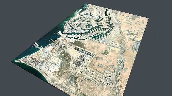 Cityscape Al Khiran Kuwait 3D model 3