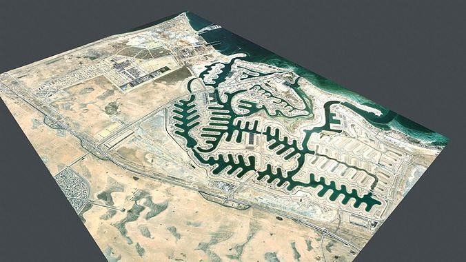 Cityscape Al Khiran Kuwait 3D model 4