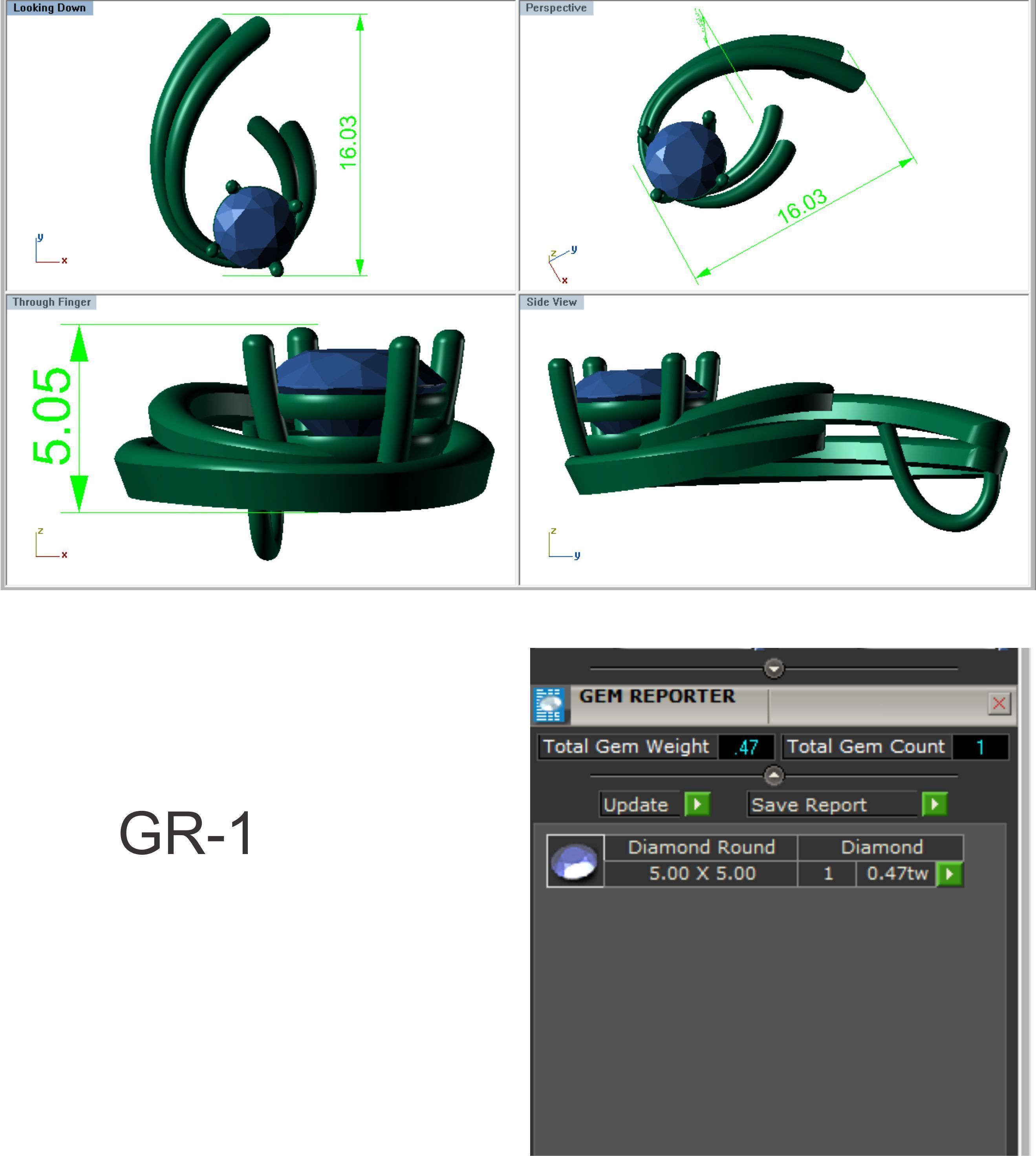 Women necklace 3dm stl render detail 3D print model_6