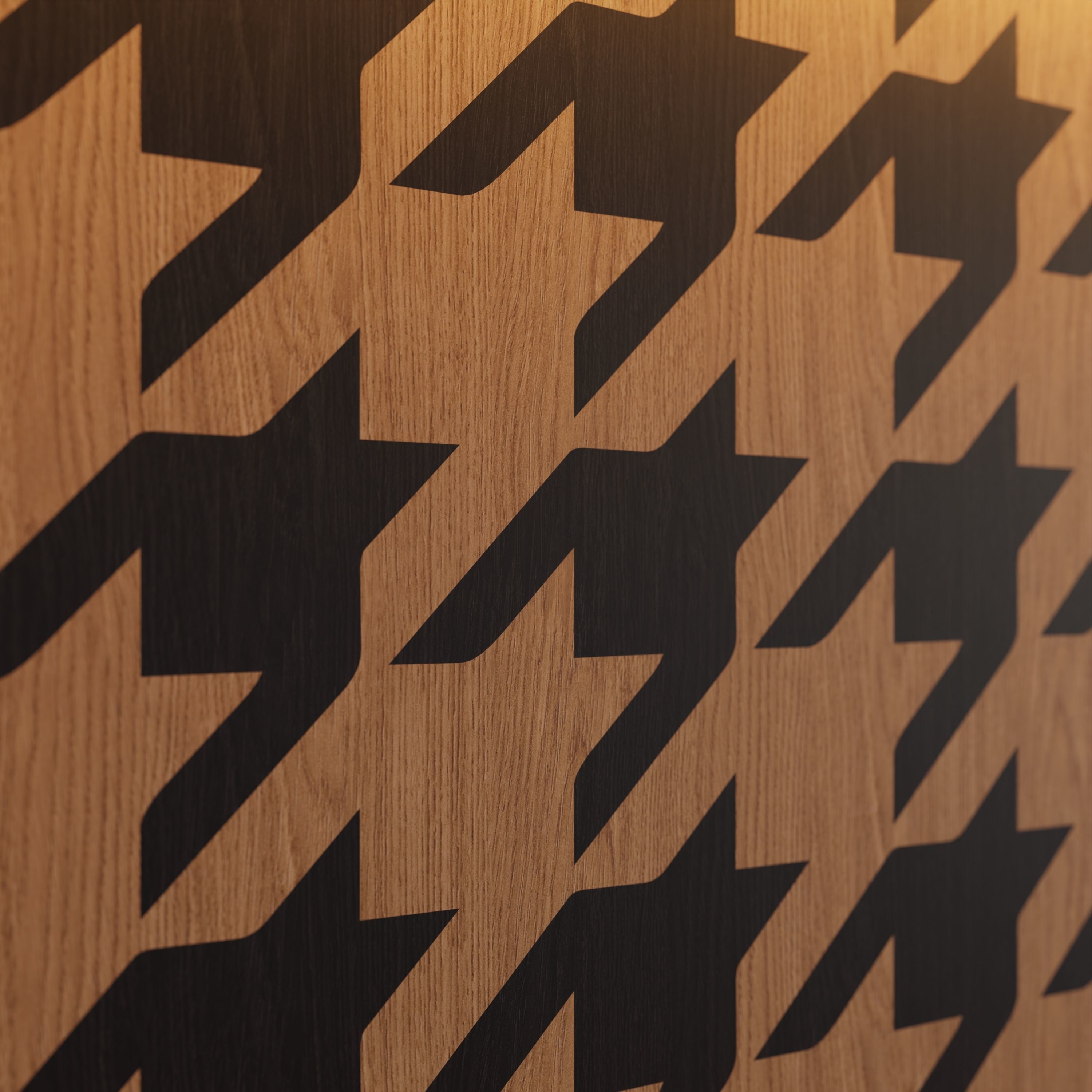 Decorative Wooden Wall Model 3 3D model_10