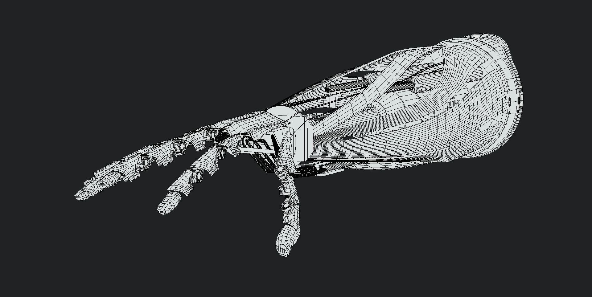Anakin Skywalker Robotic Arm 3D model_7