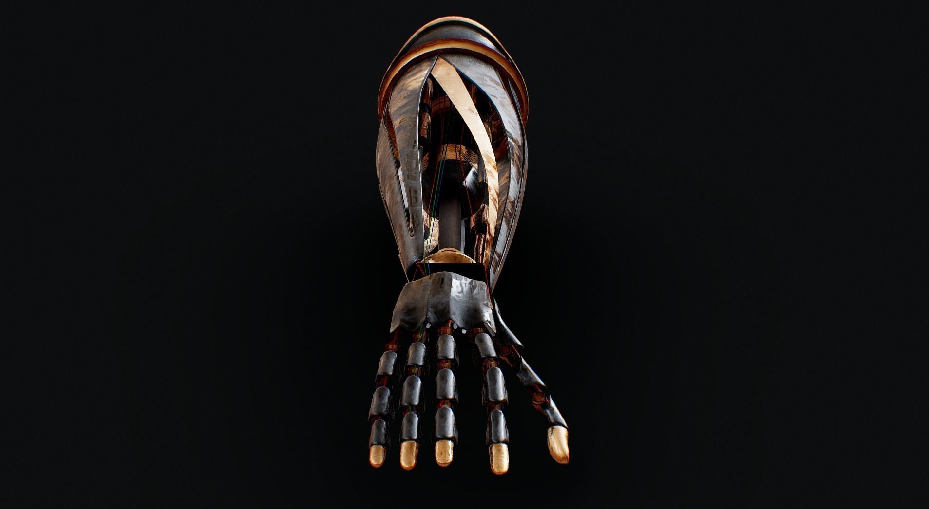Anakin Skywalker Robotic Arm 3D model_2