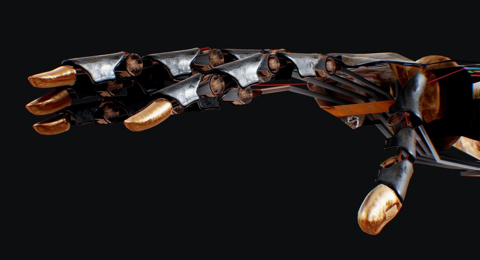 Anakin Skywalker Robotic Arm 3D model_6