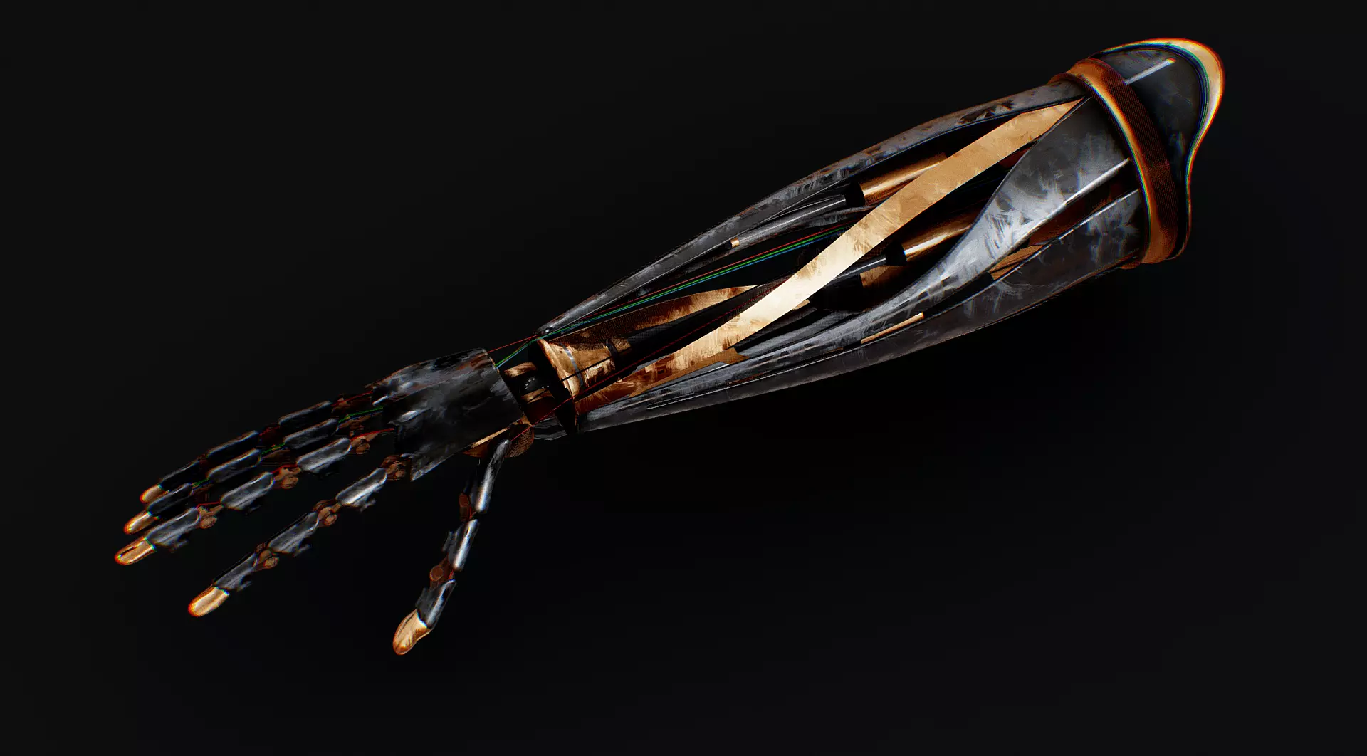 Anakin Skywalker Robotic Arm 3D model_0