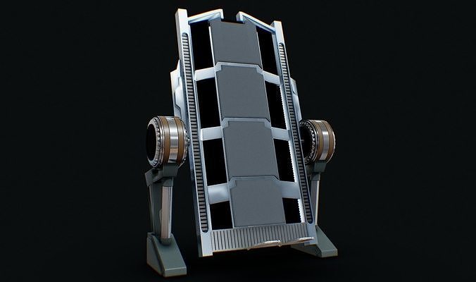 Darth Vader Medical Stretcher 3D model